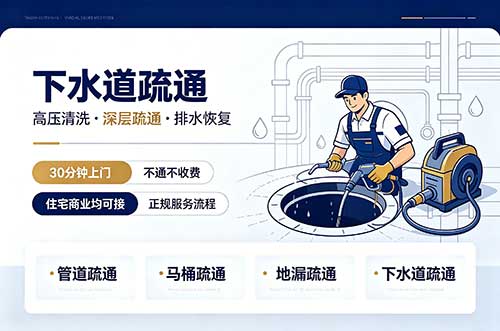 南充下水道疏通