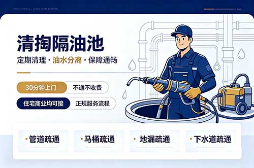 南充清掏隔油池